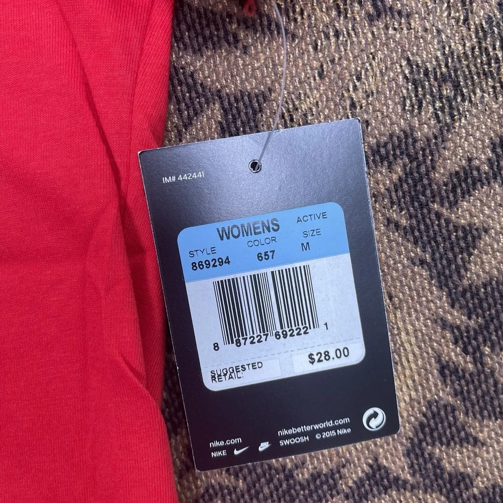 Nike Portland Thorns Women's Red Home T Shirt Size Medium New Athletic Cut